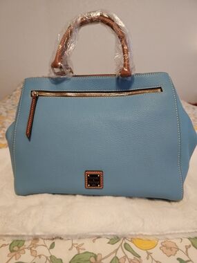 Dooney & Bourke Pebble Grain Zip Satchel